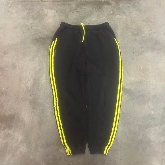 Adidas‎ Ivy Park black and yellow jogger sweatpants heavyweight - Picture 1 of 8